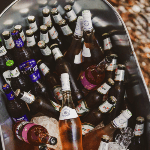 Cooling boxes of Alcohol for party hire | Littlewood Lodge, Dorchester